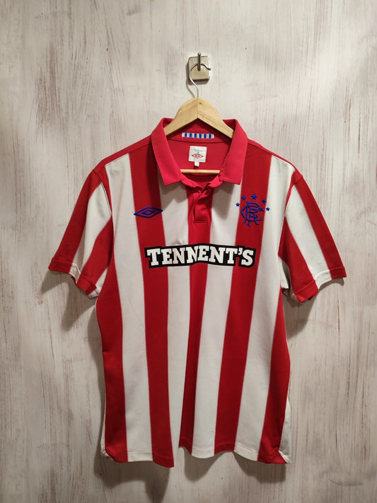 Glasgow Rangers 2010 2011 away Size L soccer shirt jersey kit tee Umbro football