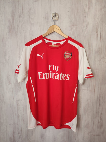 Arsenal London 2014 2015 home Size L Puma shirt football jersey soccer tee kit