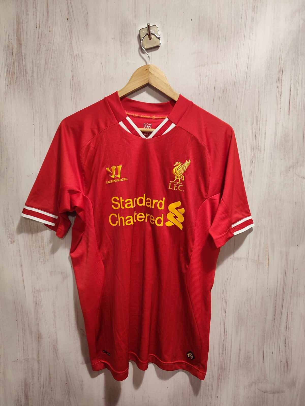 FC Liverpool 2013 2014 home Size M shirt soccer football jersey kit tee Gerrard