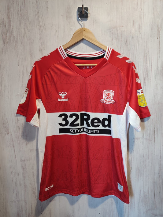 FC Middlesbrough 2021 2022 home Size XS Hummel football shirt jersey soccer kit