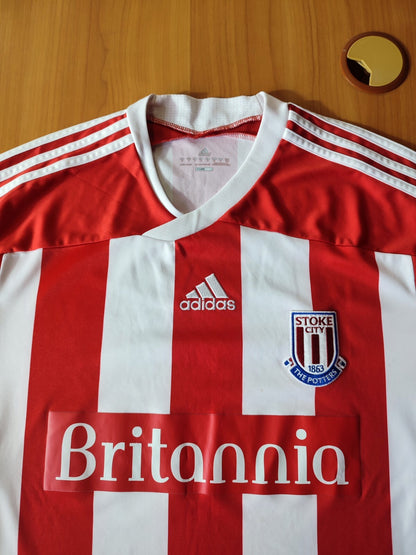 Stoke City 2011 2012 home Size M football shirt soccer jersey maillot kit Wilko