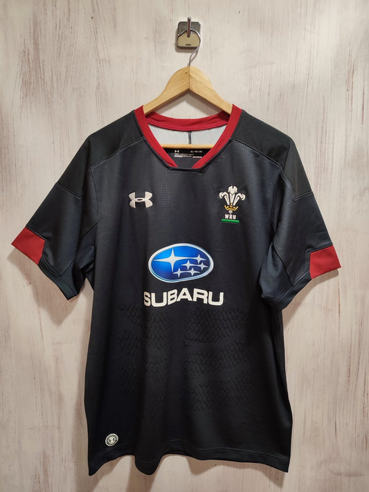 Wales rugby Union WRU 2018 2019 away Sz XL jersey shirt kit tee Under Armour WRU