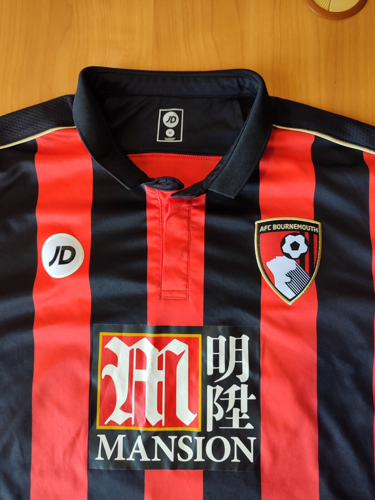 AFC Bournemouth 2016 2017 home Size M soccer shirt jersey football kit JD Sports