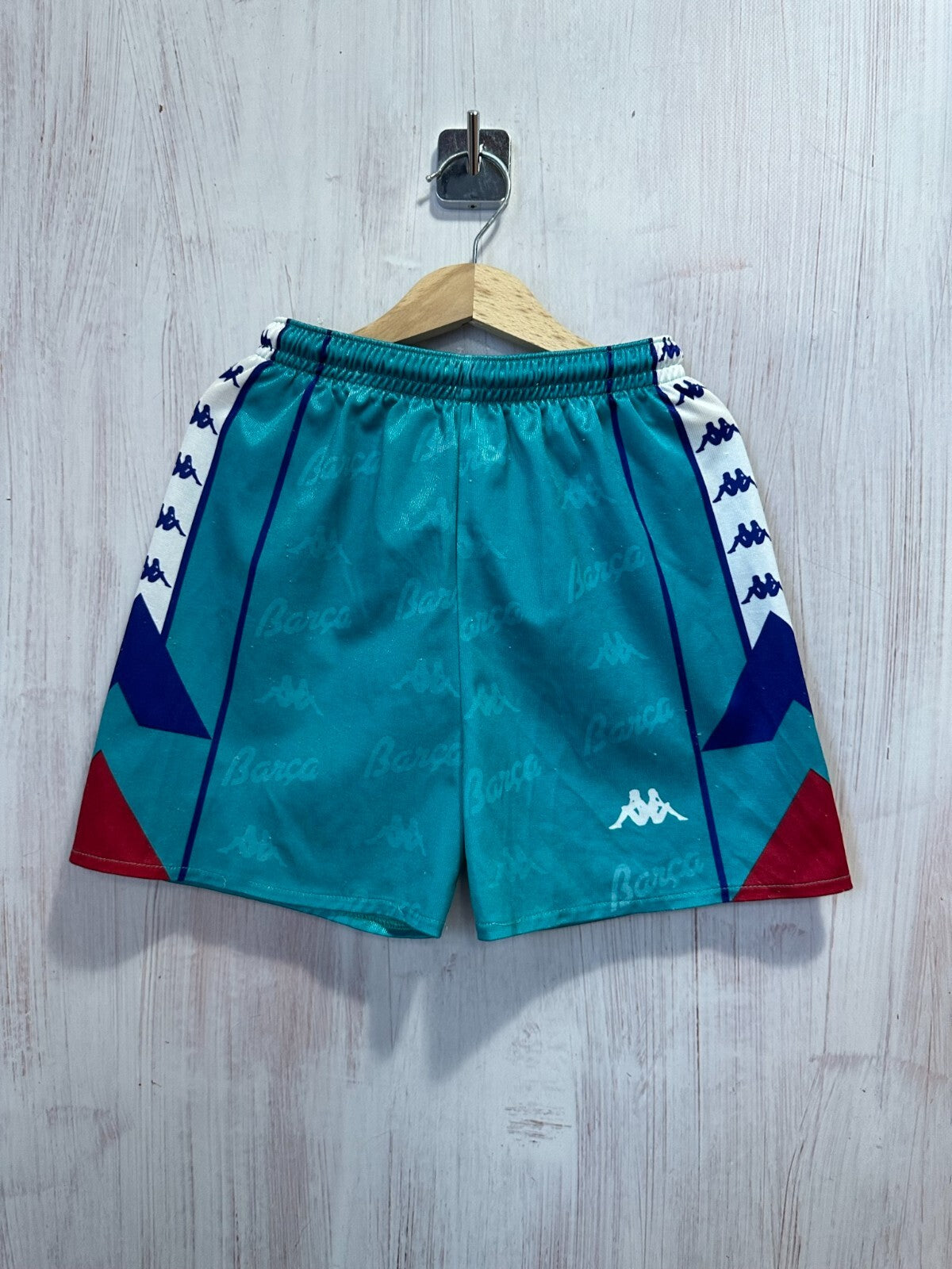 Kids FC Barcelona 1992 1993 1994 1995 away Kappa football soccer shorts YOUTH