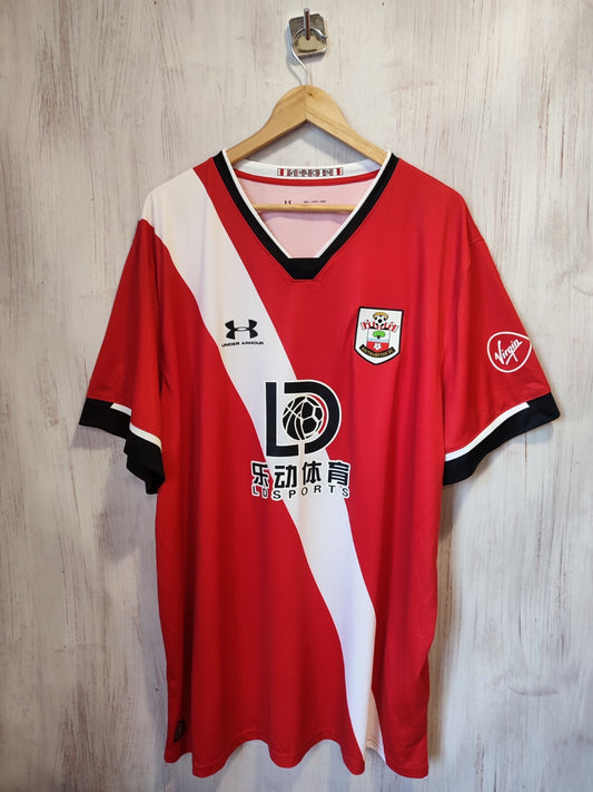Southampton 2020 2021 home Sz 4XL Under Armour football soccer shirt jersey kit