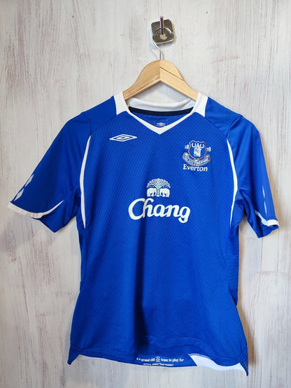 Women's Everton 2008 2009 home Size M Umbro football shirt jersey soccer kit tee