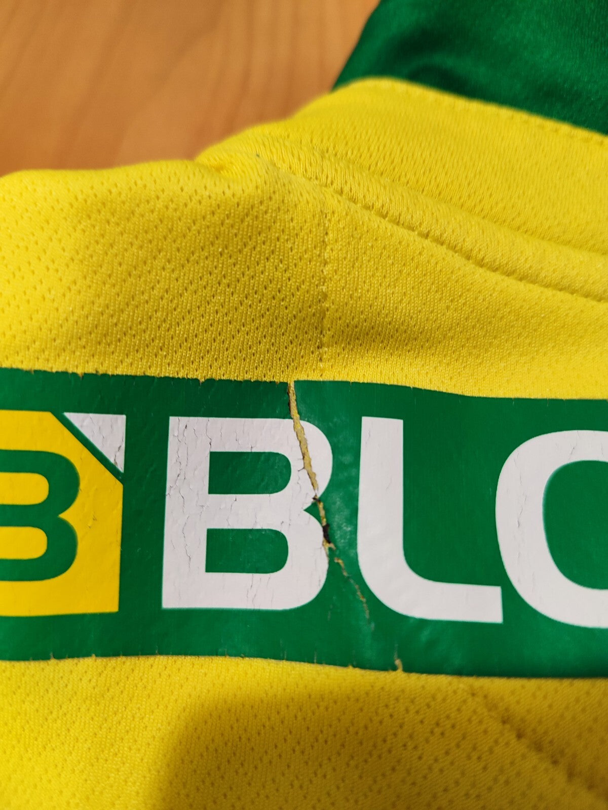 FC Norwich City 2017 2018 home Size S Errea shirt soccer football jersey kit tee