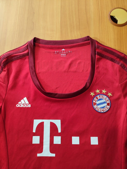 women's FC Bayern Munich 2015 2016 home Sz S Adidas shirt jersey soccer football