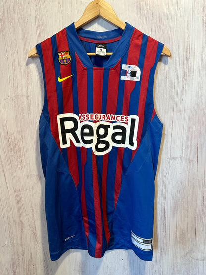 Barcelona 2011 2012 Nike Sz S basketball shirt jersey kit Barca 11/12 Small FCB