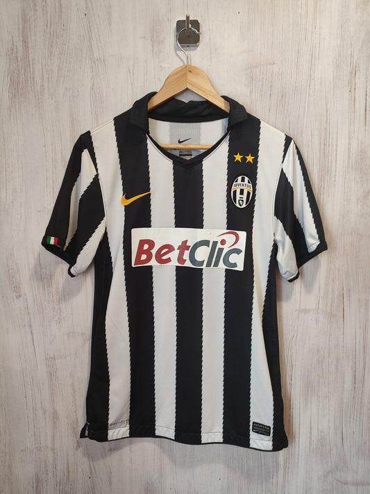 Juventus 2010 2011 home Sz S Nike shirt jersey maillot soccer football Aquilani