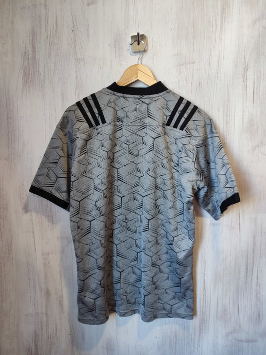 All Blacks 2019 2020 training Sz L rugby shirt jersey kit tee Adidas New Zealand
