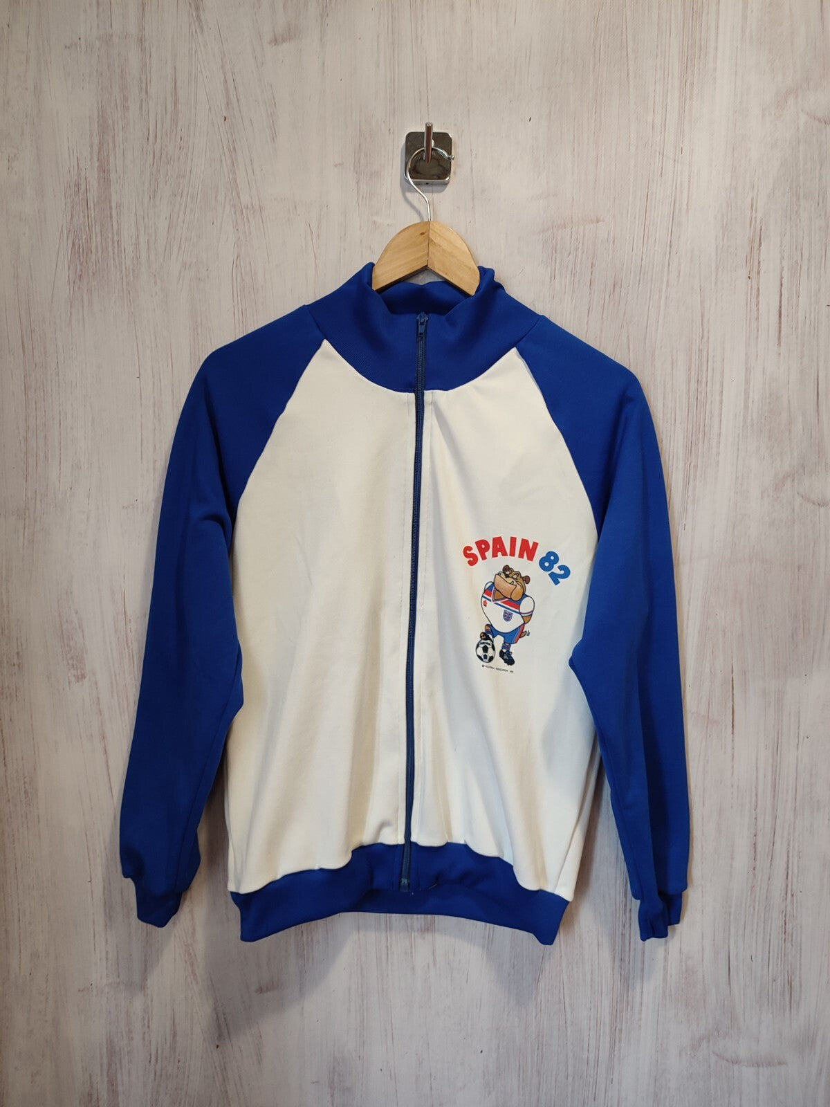 England 1982 World cup Spain Sz 38"-40" Admiral tracksuit soccer jacket kit top