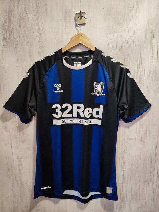 FC Middlesbrough 2020 2021 away Sz S football shirt jersey soccer Hummel kit tee