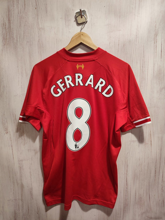 FC Liverpool 2013 2014 home Size M shirt soccer football jersey kit tee Gerrard