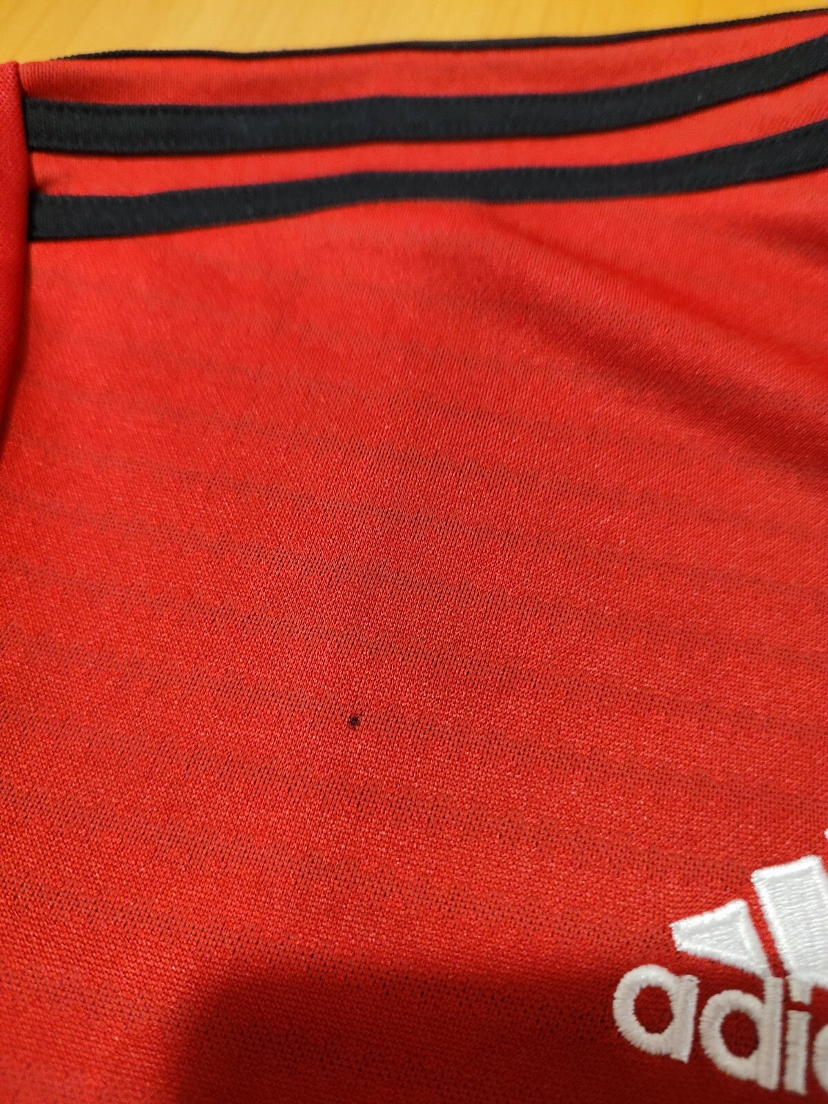 Manchester United 2018 2019 home Size L Adidas soccer shirt jersey football kit