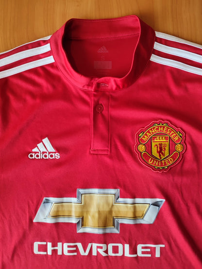 Manchester United 2017 2018 home Size S Adidas soccer shirt jersey football kit