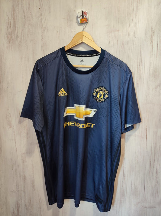 Manchester United 2018 2019 third Sz XL Adidas soccer shirt jersey 3rd football