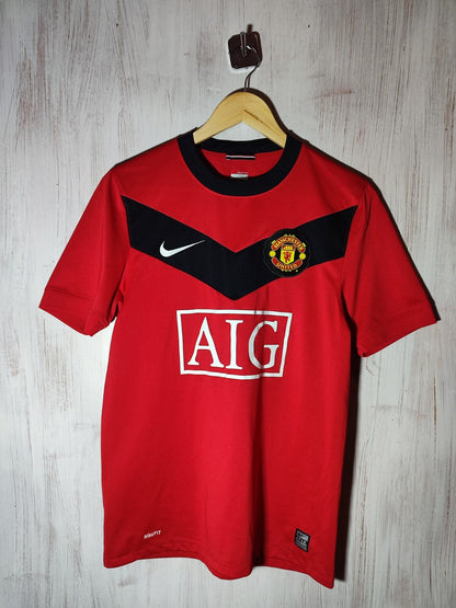 Manchester United 2009 2010 home Sz S Nike soccer kit shirt jersey football tee