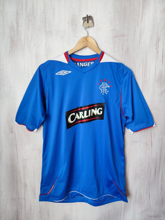 Glasgow Rangers 2006 2007 home Size M football soccer shirt jersey kit tee Umbro