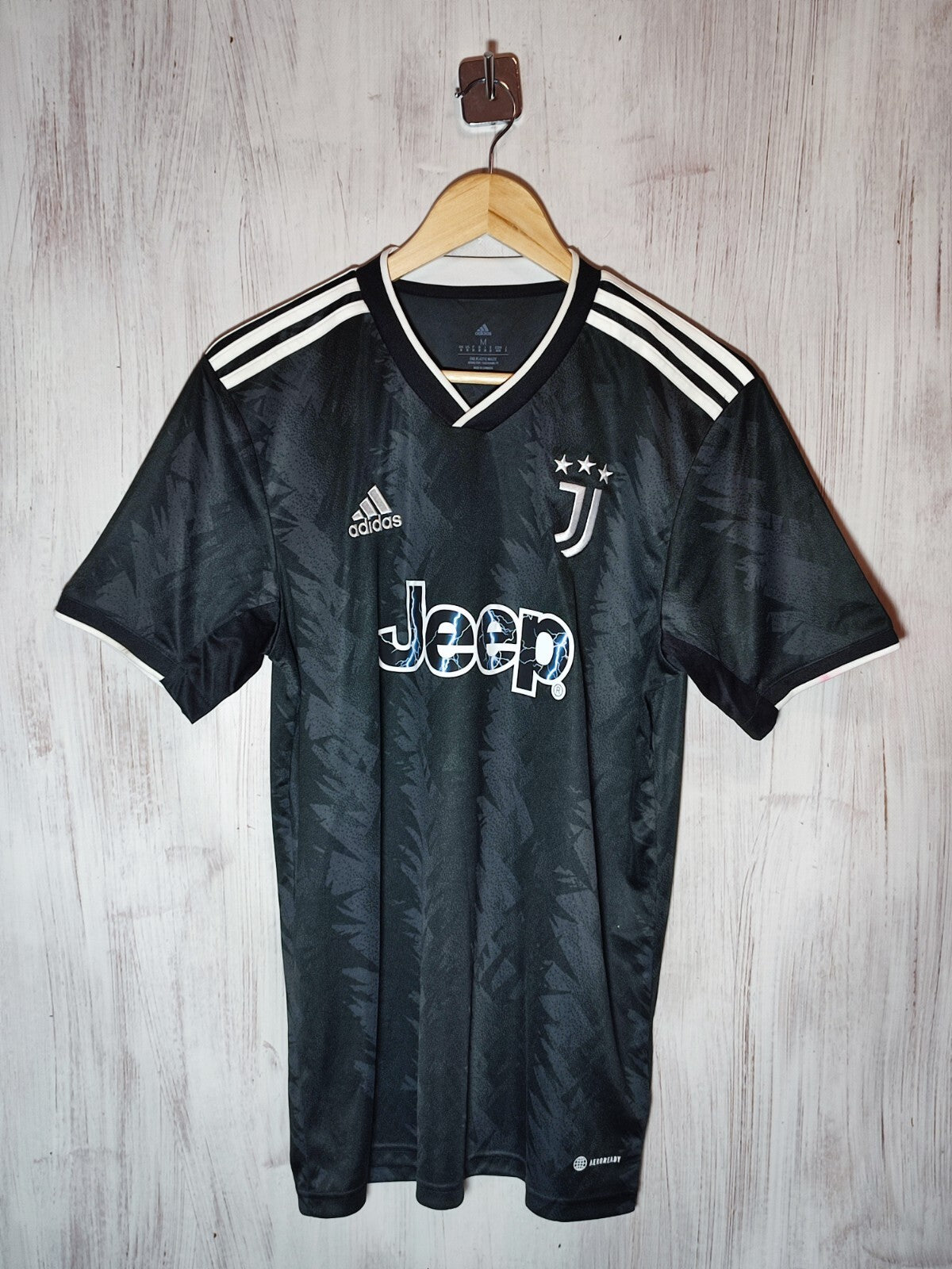 Juventus 2022 2023 away Sz M Adidas football shirt jersey soccer kit tee maillot