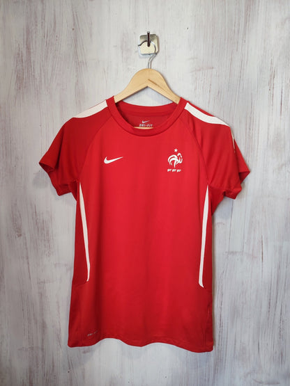 women's France 2011 2012 training Sz M Nike soccer kit football jersey shirt tee