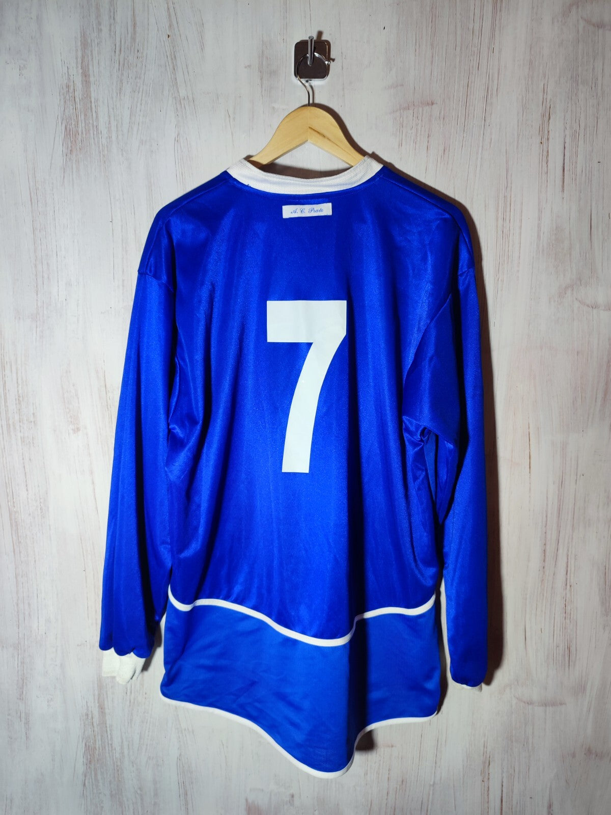 vintage #7 AC Prato 2000's home Size 2XL football shirt soccer jersey kit XXL