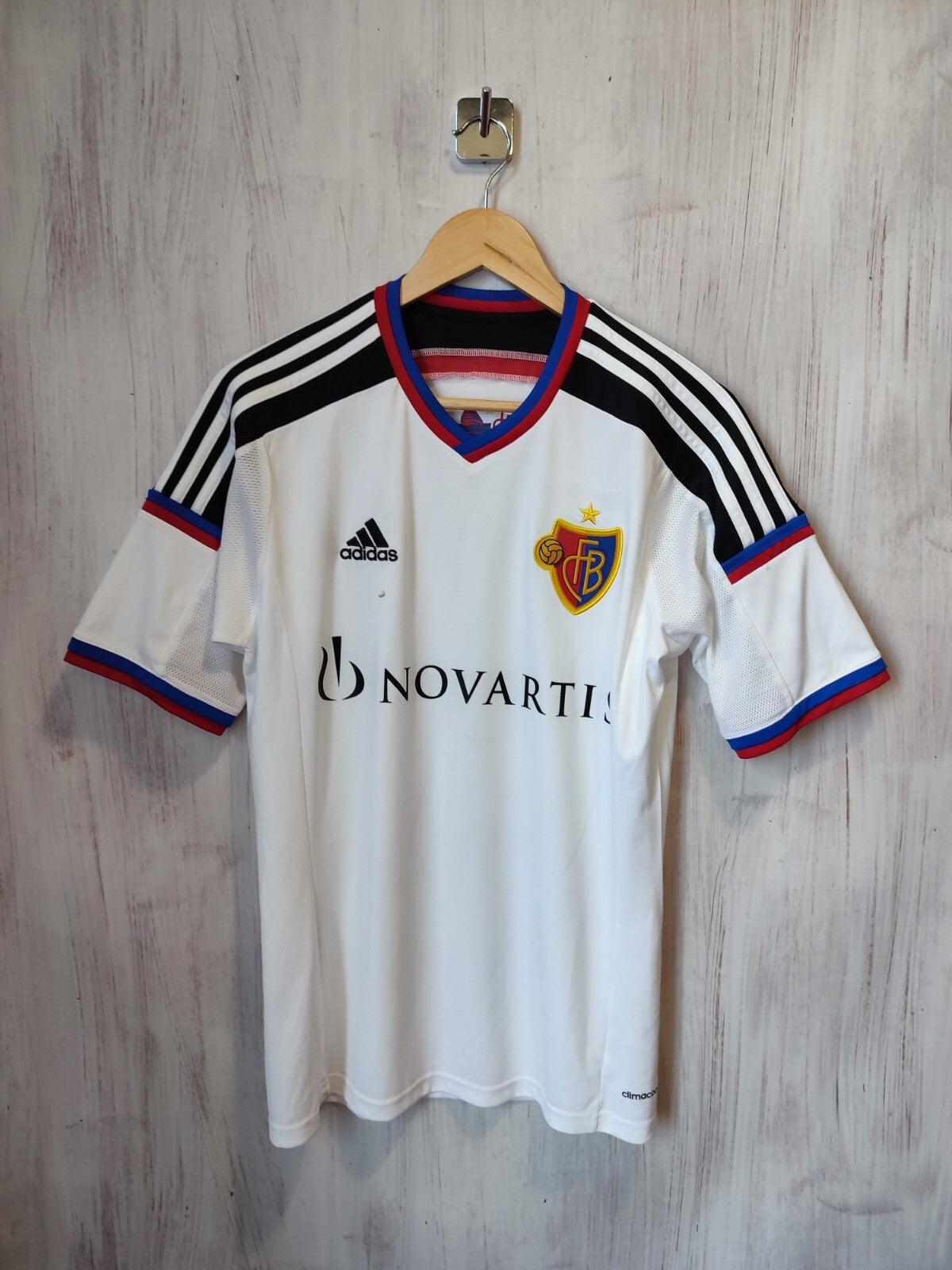 FC Basel 1893 2014 2015 away Size S Adidas football shirt jersey soccer kit tee
