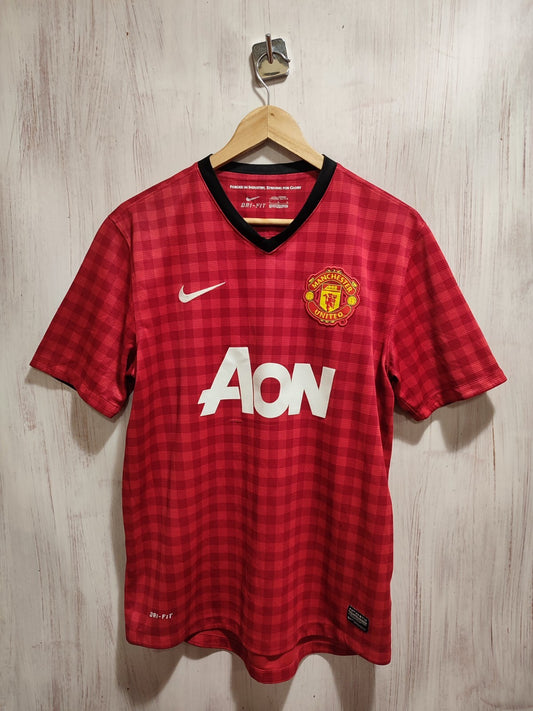 Manchester United 2012 2013 home Sz M Nike shirt jersey football kit soccer tee