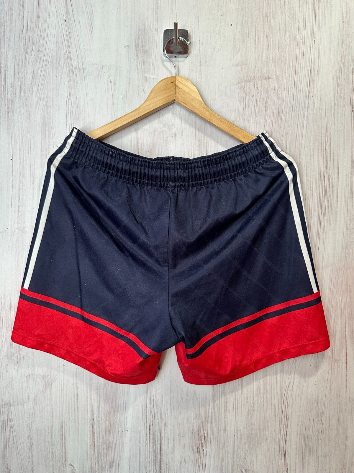 FC Bayern Munich 1997 1998 1999 home Sz S football kit soccer shorts Adidas 30"