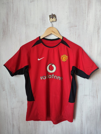 Youth Manchester United 2002 2003 2004 home kids XL soccer shirt jersey football
