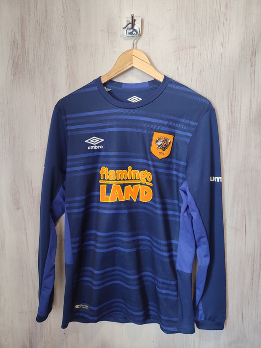 Hull City 2015 2016 Sz M goalkeeper soccer shirt jersey football GK maillot L/S
