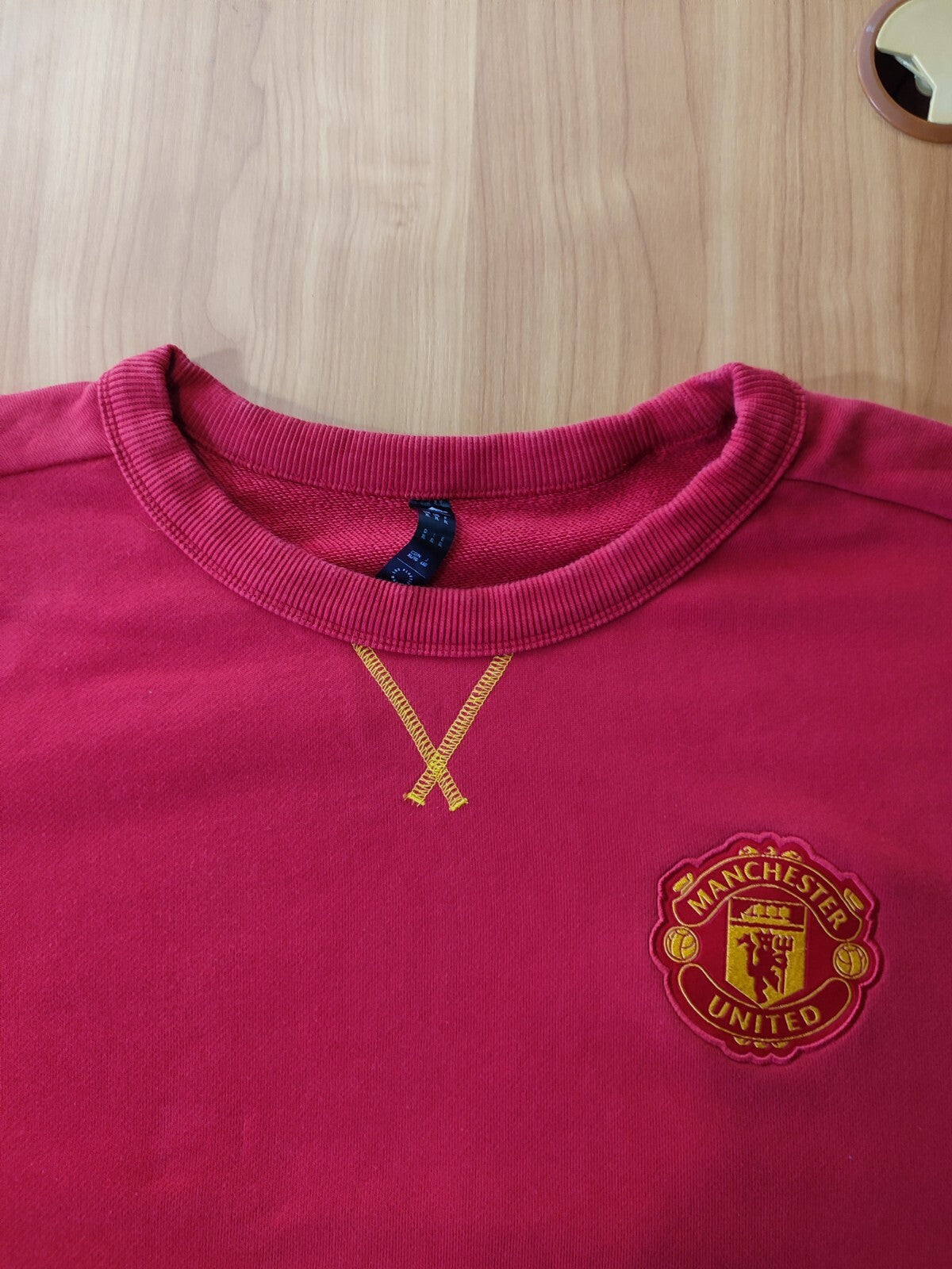 Manchester United 2023 New Year Size XL Adidas football soccer sweater pullover