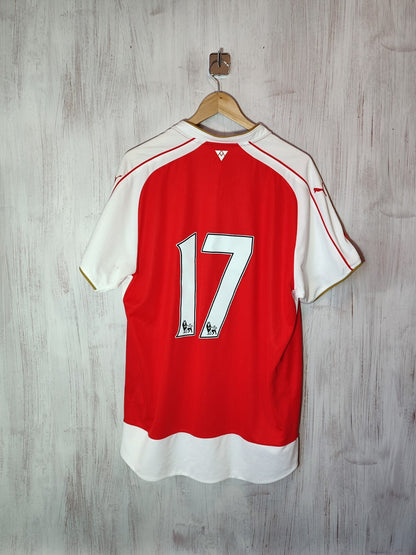 Arsenal London 2015 2016 home Size 2XL shirt jersey football soccer kit Puma XXL
