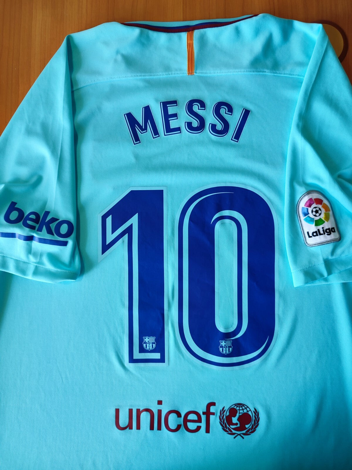 FC Barcelona 2017 2018 away 2XL Nike shirt jersey soccer football kit XXL Messi