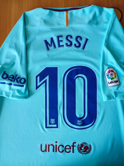 FC Barcelona 2017 2018 away 2XL Nike shirt jersey soccer football kit XXL Messi