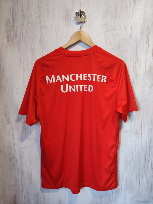 Manchester United 2010 2011 training Sz M Nike football shirt jersey soccer kit