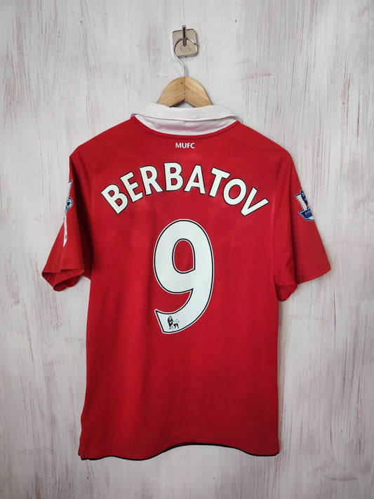 Manchester United 2010 2011 home Sz S Nike shirt jersey soccer football Berbatov