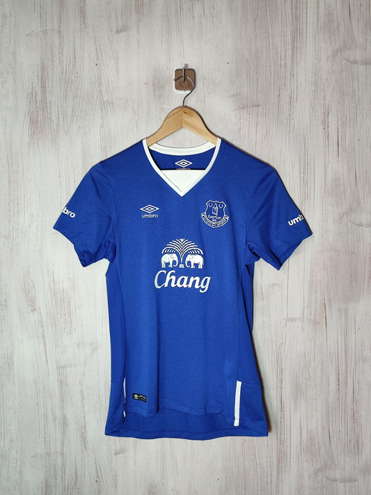 Women's Everton 2015 2016 Umbro home Sz S US 6 shirt jersey soccer football kit