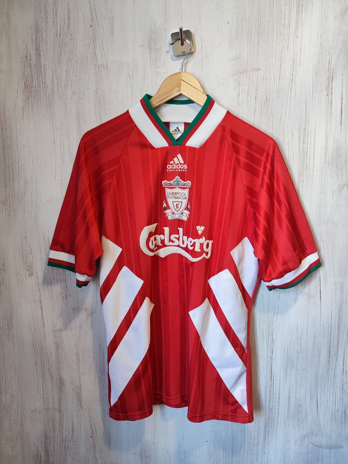 VINTAGE FC Liverpool 1993 1994 1995 home Size M shirt jersey football kit Adidas