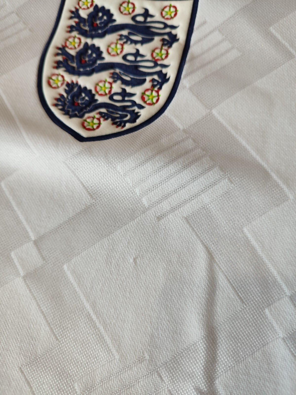 England 1990 1991 1992 home Sz L Umbro shirt jersey soccer football maillot kit