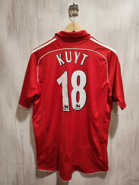 FC Liverpool 2006 2007 2008 home Sz M shirt soccer football jersey kit tee Kuyt