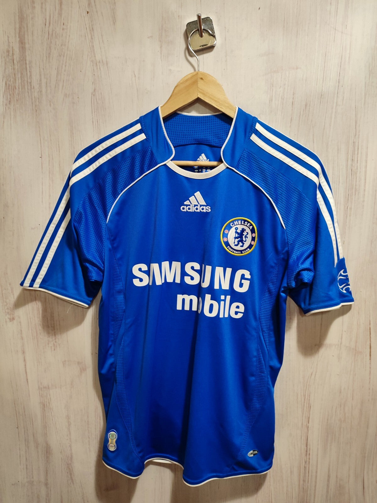 Kids L Chelsea London 2006 2007 2008 home football soccer jersey kit shirt kit