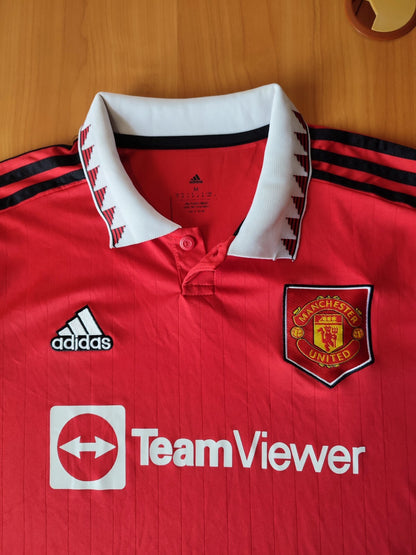 Manchester United 2022 2023 home Size M jersey shirt soccer football Adidas kit