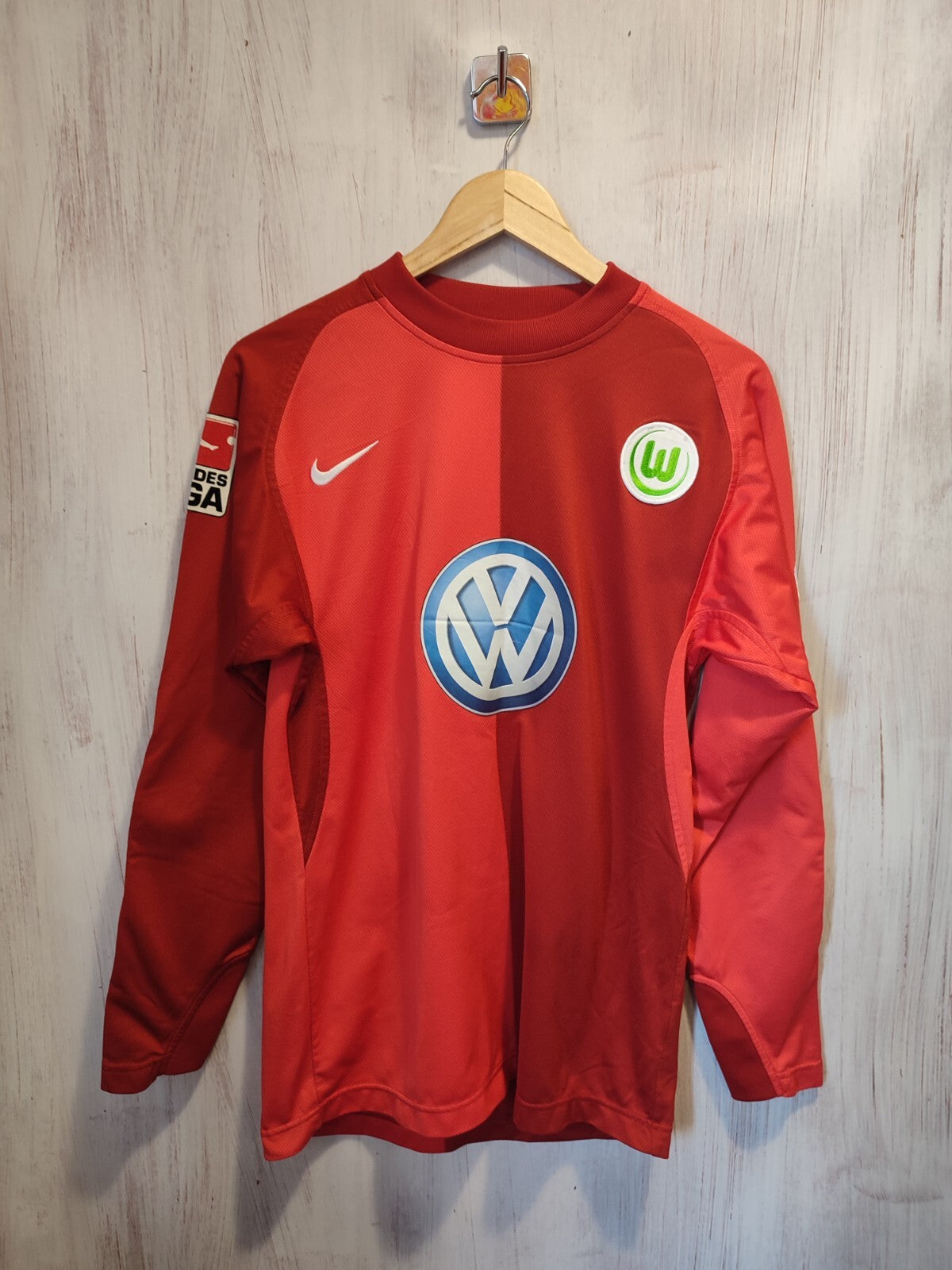 VFL Wolfsburg 2007 2008 goalkeeper Size S shirt jersey football kit GK Benaglio