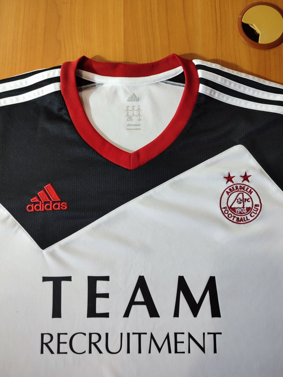 FC Aberdeen 2013 2014 away Size XL adidas football shirt soccer jersey tee kit