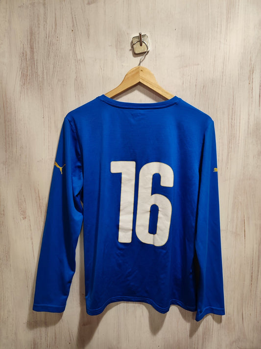 Women's Italy national team 2014 2015 home Sz XL shirt jersey kit L/S  football