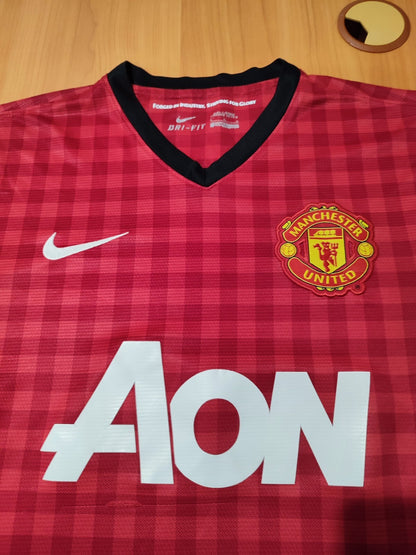 Manchester United 2012 2013 home Sz M Nike shirt jersey football kit soccer tee