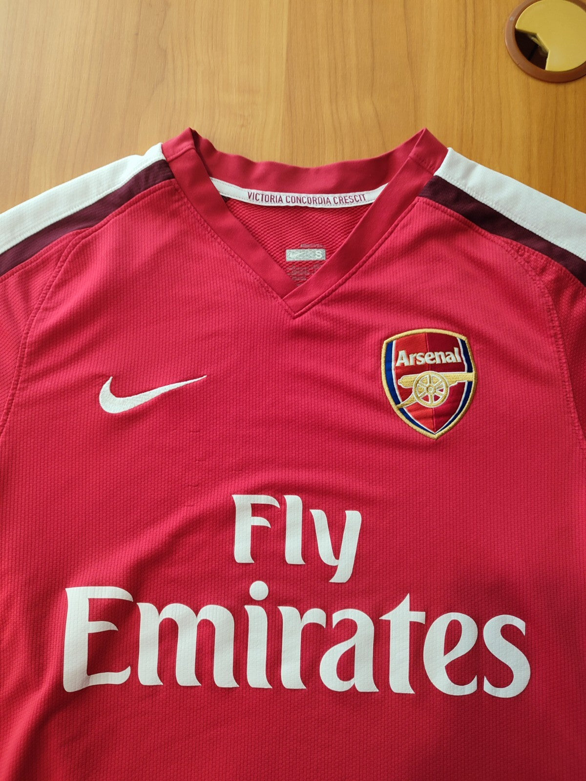 Arsenal London 2008 2009 2010 home Size S Nike football shirt soccer jersey kit