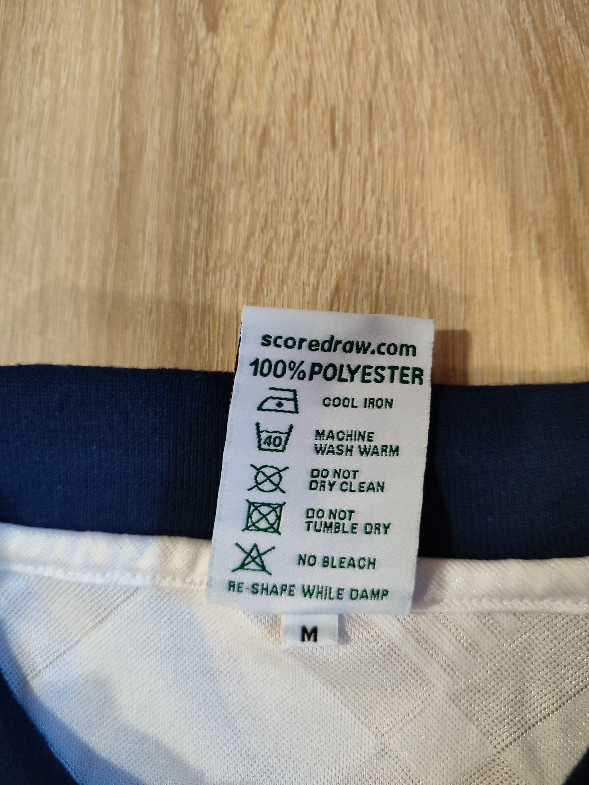 England 1990 1991 1992 #19 Home Sz M Score draw shirt jersey soccer football kit