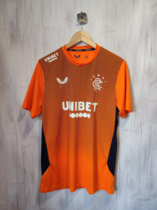 Glasgow Rangers 2020 2021 goalkeeper Size M Castore shirt jersey football kit GK